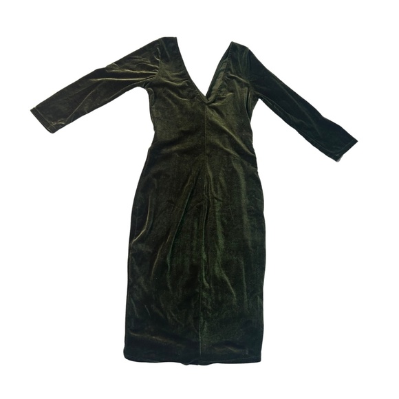 Fashion Nova Olive Green Dress in Small - Picture 3 of 8